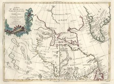 World, Polar Maps and Canada Map By Antonio Zatta