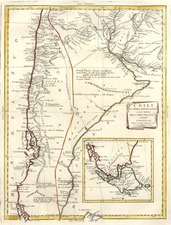 South America Map By Antonio Zatta