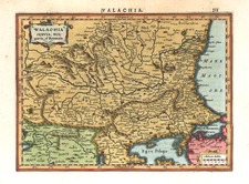 Europe, Romania and Balkans Map By Henricus Hondius - Gerhard Mercator