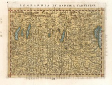 Europe and Italy Map By Giovanni Antonio Magini