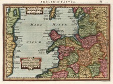 Europe and British Isles Map By Henricus Hondius - Gerhard Mercator