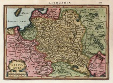 Europe, Poland, Russia and Baltic Countries Map By Henricus Hondius - Gerhard Mercator