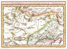 Europe, Ukraine, Asia, China, Central Asia & Caucasus and Russia in Asia Map By Jacques Nicolas Bellin