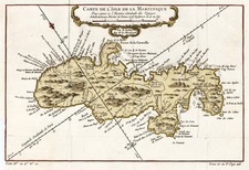 Caribbean Map By Jacques Nicolas Bellin