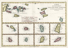 Caribbean Map By Rigobert Bonne