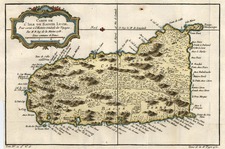 Caribbean Map By Jacques Nicolas Bellin