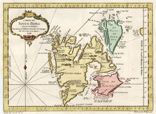 World, Polar Maps, Europe and Russia Map By Jacques Nicolas Bellin