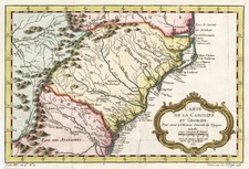 South and Southeast Map By Jacques Nicolas Bellin