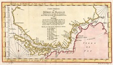 South America Map By Jacques Nicolas Bellin