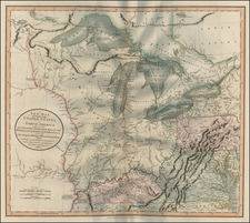 Mid-Atlantic, Midwest and Canada Map By John Cary