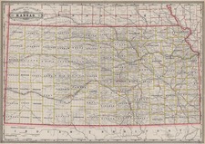 Midwest Map By George F. Cram