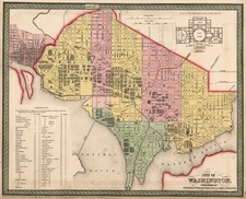 Mid-Atlantic Map By Thomas, Cowperthwait & Co.