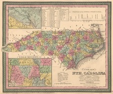 Southeast Map By Thomas, Cowperthwait & Co.