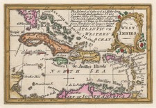 Caribbean Map By John Gibson