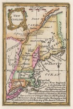 New England Map By John Gibson