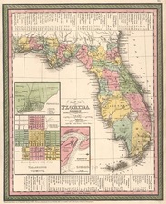 Southeast Map By Thomas, Cowperthwait & Co.