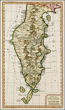 Russia in Asia Map By Jacques Nicolas Bellin