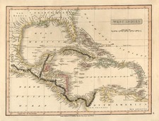 Southeast, Caribbean and Central America Map By Charles Smith