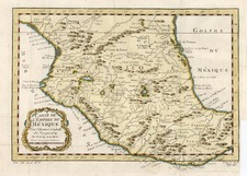 Mexico Map By Jacques Nicolas Bellin