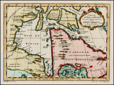 Polar Maps and Canada Map By Jacques Nicolas Bellin