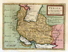 Asia and Middle East Map By Herman Moll