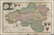 Europe and British Isles Map By Thomas Conder