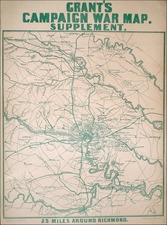 Mid-Atlantic and Southeast Map By J.H. Bufford