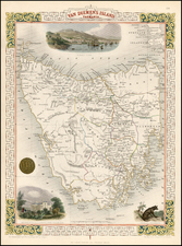 Australia & Oceania and Australia Map By John Tallis