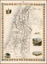 Asia and Holy Land Map By John Tallis