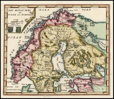 Europe and Scandinavia Map By Nicolas de Fer