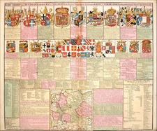 Europe, Europe, Netherlands and Germany Map By Caspar Specht