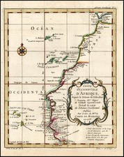 Africa and West Africa Map By Jacques Nicolas Bellin