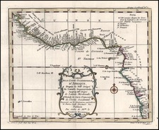 Africa and West Africa Map By Jacques Nicolas Bellin