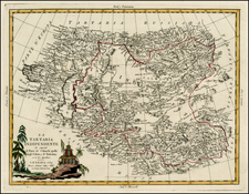 China, Central Asia & Caucasus and Russia in Asia Map By Antonio Zatta