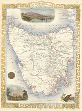 Australia & Oceania and Australia Map By John Tallis