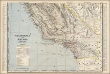 California Map By George F. Cram