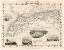 Africa and North Africa Map By John Tallis