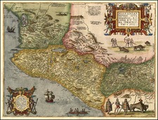 Mexico Map By Theodor De Bry