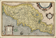 Europe and Italy Map By Abraham Ortelius