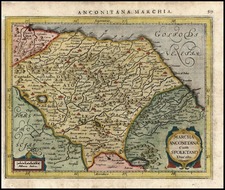 Europe and Italy Map By Jodocus Hondius - Gerhard Mercator