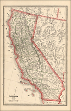 California Map By George F. Cram