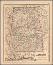 South Map By Joseph Hutchins Colton