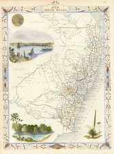 Australia & Oceania and Australia Map By John Tallis