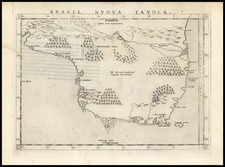 South America Map By Girolamo Ruscelli