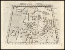Europe, Europe and Scandinavia Map By Girolamo Ruscelli
