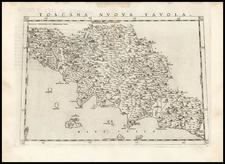 Europe and Italy Map By Girolamo Ruscelli