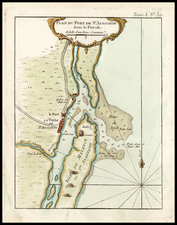 Florida Map By Jacques Nicolas Bellin