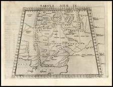 Asia, India and Central Asia & Caucasus Map By Girolamo Ruscelli