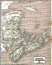 Canada Map By Sidney Morse  &  Samuel Breese