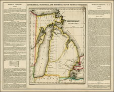 Midwest Map By Henry Charles Carey  &  Isaac Lea